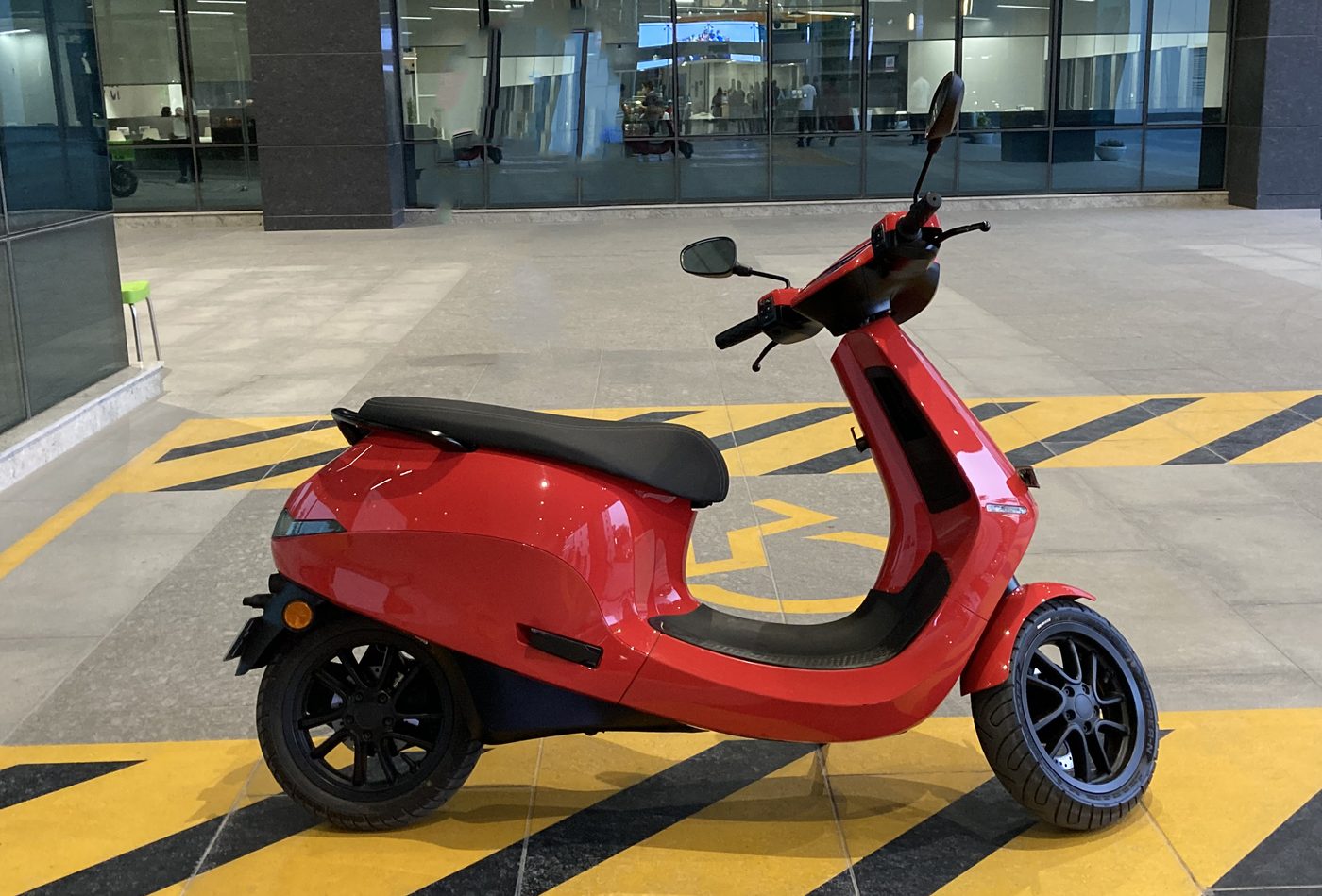 Ola S1 Pro electric scooter parked outdoors