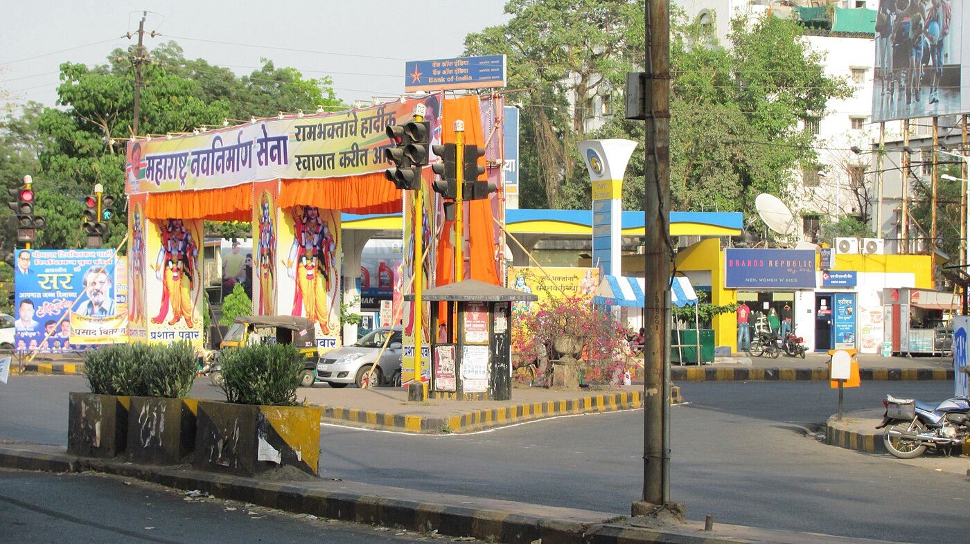 Petrol pump in Nagpur, India